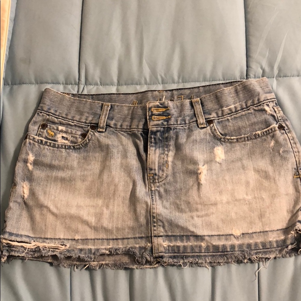 A&F Jean skirt